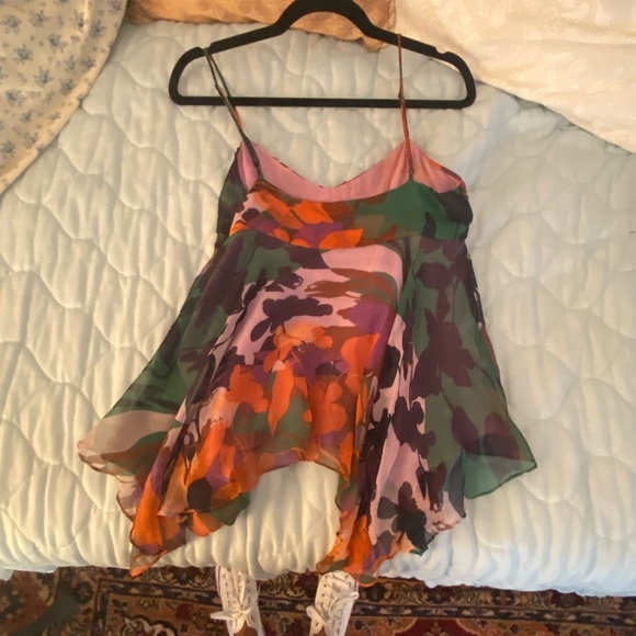 Bcbg multi color tank with sequins - Picture 4 of 4